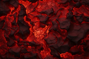 Red lava texture background, lava Flow Wallpaper, lava background, lava Wallpaper, lava Texture, heat red cracked ground texture after eruption volcano, AI Generative