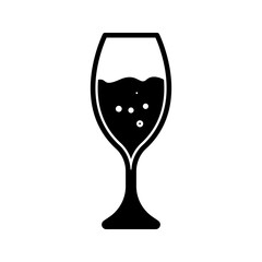 alcoholic drink beer glass vector icon