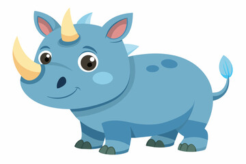Obraz na płótnie Canvas rhinoceros vector illustration