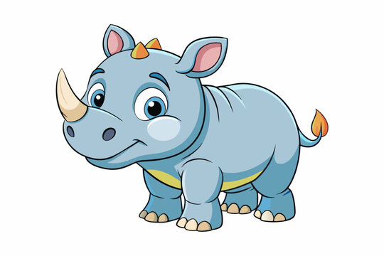 rhinoceros vector illustration