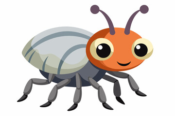scarab beetle vector illustration