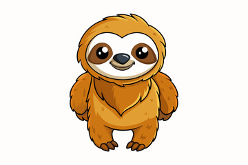sloth vector illustration