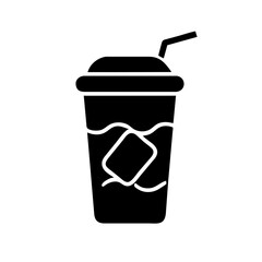 Beverage icon vector graphic element symbol illustration on a Transparent Background