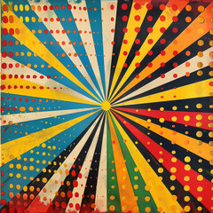 vintage style pop art background