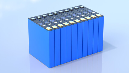 LFP cell, NMC Prismatic battery's, mass production accumulators high power and energy for electric...