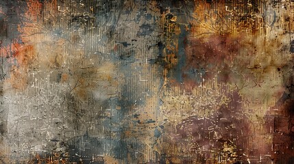 Grunge textures and backgrounds are characterized by their rough, worn appearance. - obrazy, fototapety, plakaty
