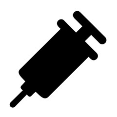 Syringe icon vector symbol element graphic illustration on a Transparent Background