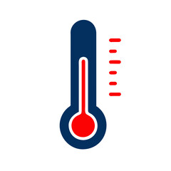 Thermometer  icon vector graphic element symbol illustration on a Transparent Background