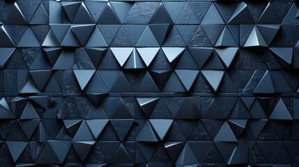 Dynamic geometric background with blue tones and golden accents perfect for modern designs