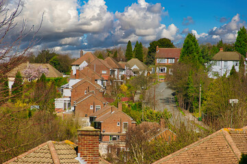 Exploring the suburbs of London near Kenley