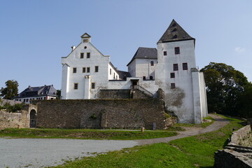Schloss Wolkenstein im Erzgebirge in Sachsen