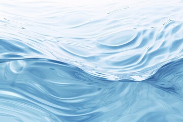 Clean transparent water background, Sea Water Waves Background, blue water wave texture background, Ocean texture, AI Generative