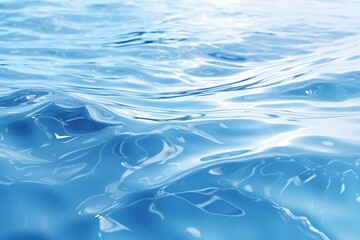 Clean transparent water background, Sea Water Waves Background, blue water wave texture background, Ocean texture, AI Generative - obrazy, fototapety, plakaty
