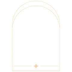 Obraz premium Monoline Arch Frame