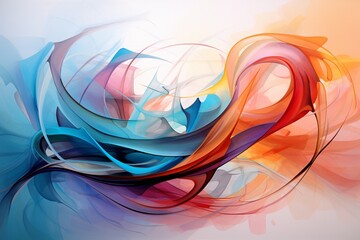 Abstract Watercolor Art, Rainbow Watercolor Art, Colorful Abstract Art, Modern Art Wallpaper, Colorful Texture, AI Generative