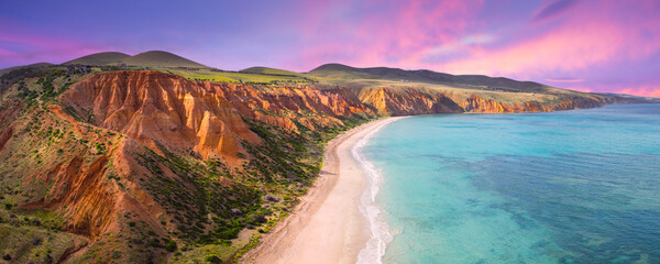 Obraz premium Stunning Coastal Sunset in South Australia