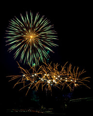 Fireworks Display during a 4th of July celebration.