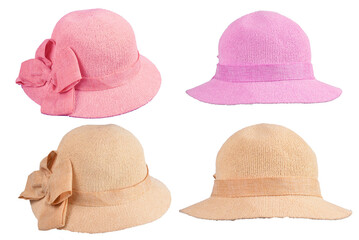 bucket hat head protection design fashion style isolated on white background image
