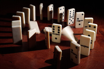 Fila de domino