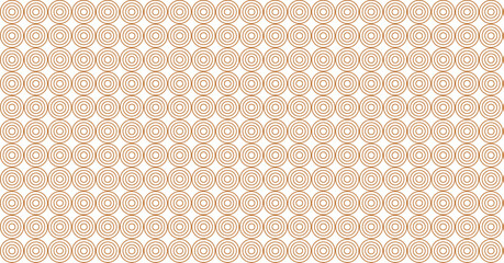 Gold circle seamless pattern. gold and white minimal background. Luxury repeated decorative design.