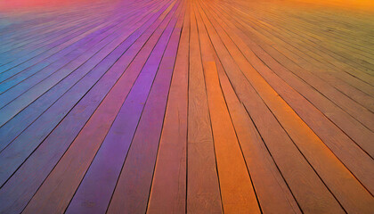 colorful parquet front view - obrazy, fototapety, plakaty