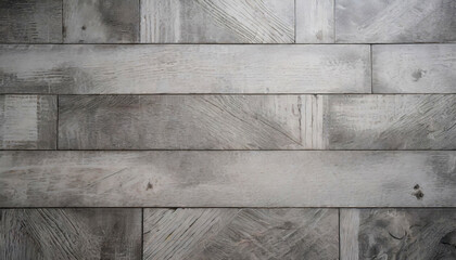 gray wooden parquet floor  - obrazy, fototapety, plakaty