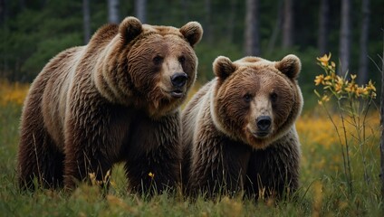Fototapeta premium brown bears