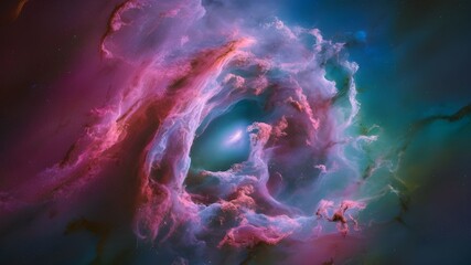 background with smoke colorful