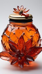 Glass Jar With Flower