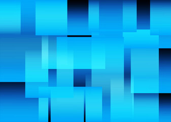 abstract background with blue and dark light blue squares. vector illustration.