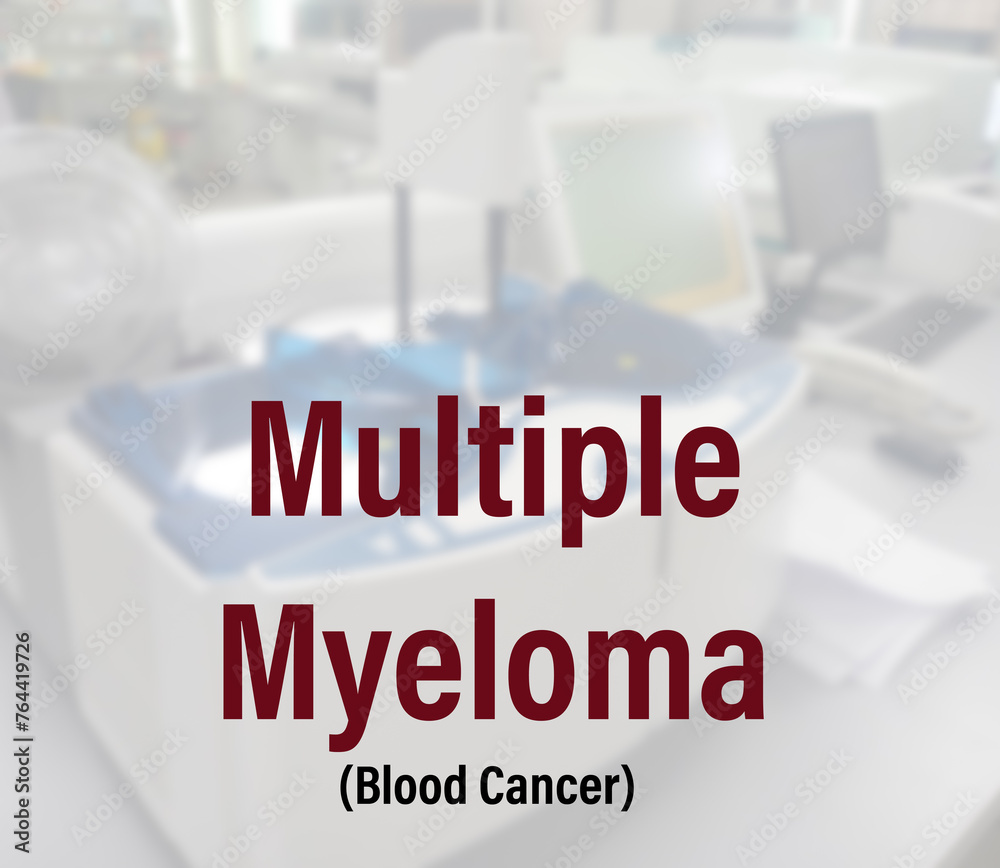 Wall mural blood cancer term, health concept. medical conceptual image. leukaemia, multiple myeloma, lymphoma.