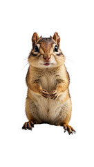 Chipmunk isolated on transparent background