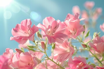 Obraz premium flowers summer background