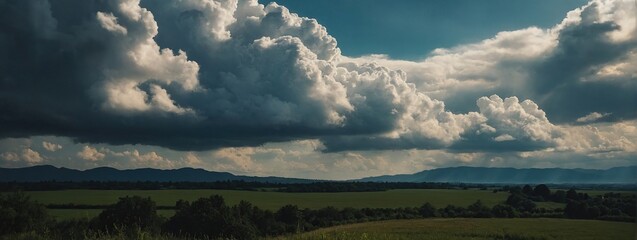 Obraz premium landscape with clouds 