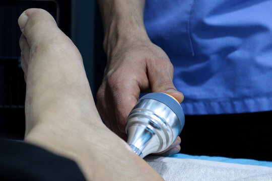Fisioterapia con electrodos
