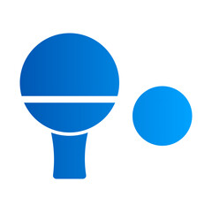 This is the Ping Pong icon from the Sport icon collection with an solid gradient style