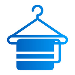This is the Towel icon from the Sport icon collection with an solid gradient style
