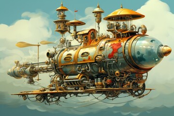 Floating Steam Engine