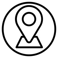 Location outline icon