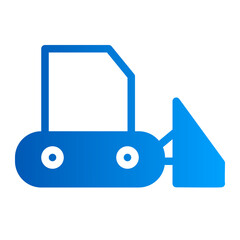 This is the Loader icon from the Tools and Construction icon collection with an solid gradient style