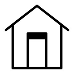 This is the Home icon from the Tools and Construction icon collection with an mixed style