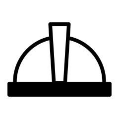 This is the Helmet icon from the Tools and Construction icon collection with an mixed style