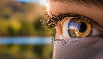 Eyes close up 