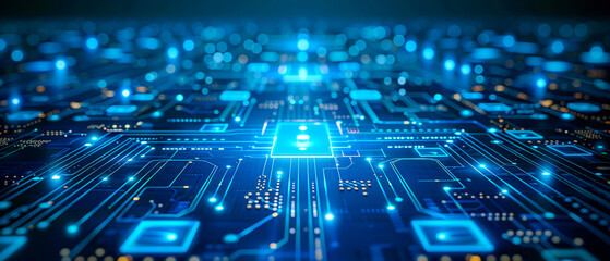 Detailed view of digital processor technology, highlighting the complexity of modern computing