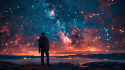 Fototapeta premium Starry Sky: Astrophotography for Beginners