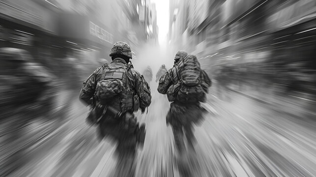 Political polarization - America divided - secession - civil war - conflict between the states - red versus blue - conservative versus liberal - militia - army - - soldier - urban combat - US City