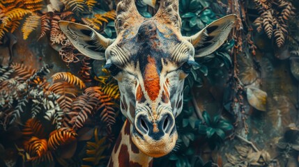Closeup on endangered wildlife in a conservation effort, showcasing biodiversity and the importance of habitat protection