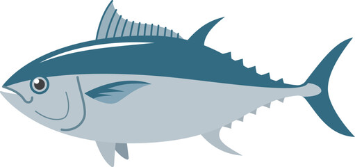 シンプルなマグロのイメージイラスト