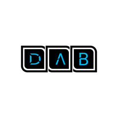 Initial letters DAB logo designs Bundle