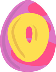 Easter Egg Letter Alphabet O